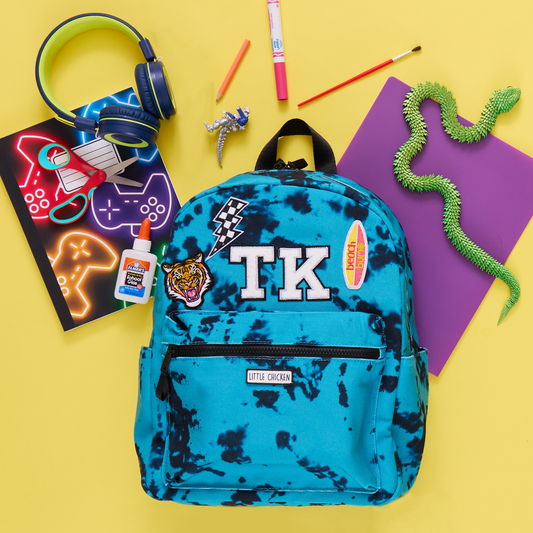 Customizable Backpack, Cali Tie-Dye With Patches