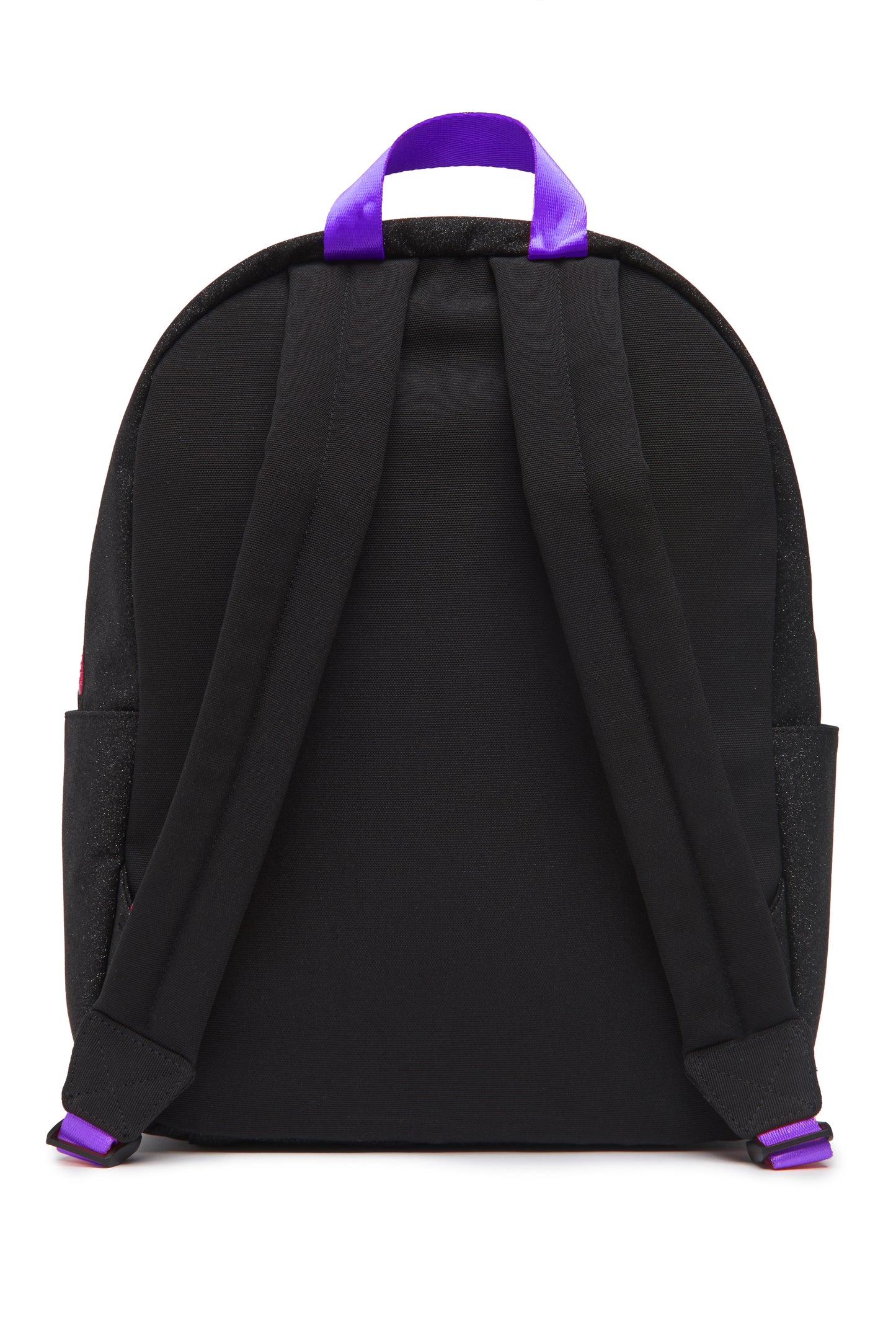 Customizable Backpack - Black Glitter With Patches