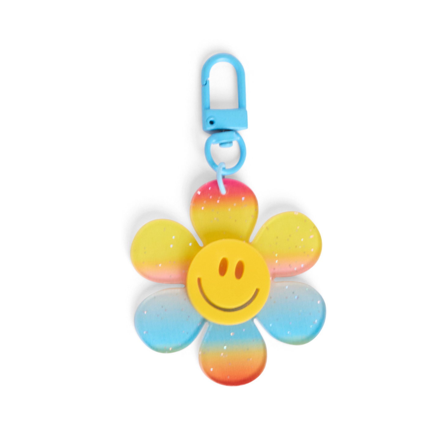 Daisy Smiley Bag Charm Keychain