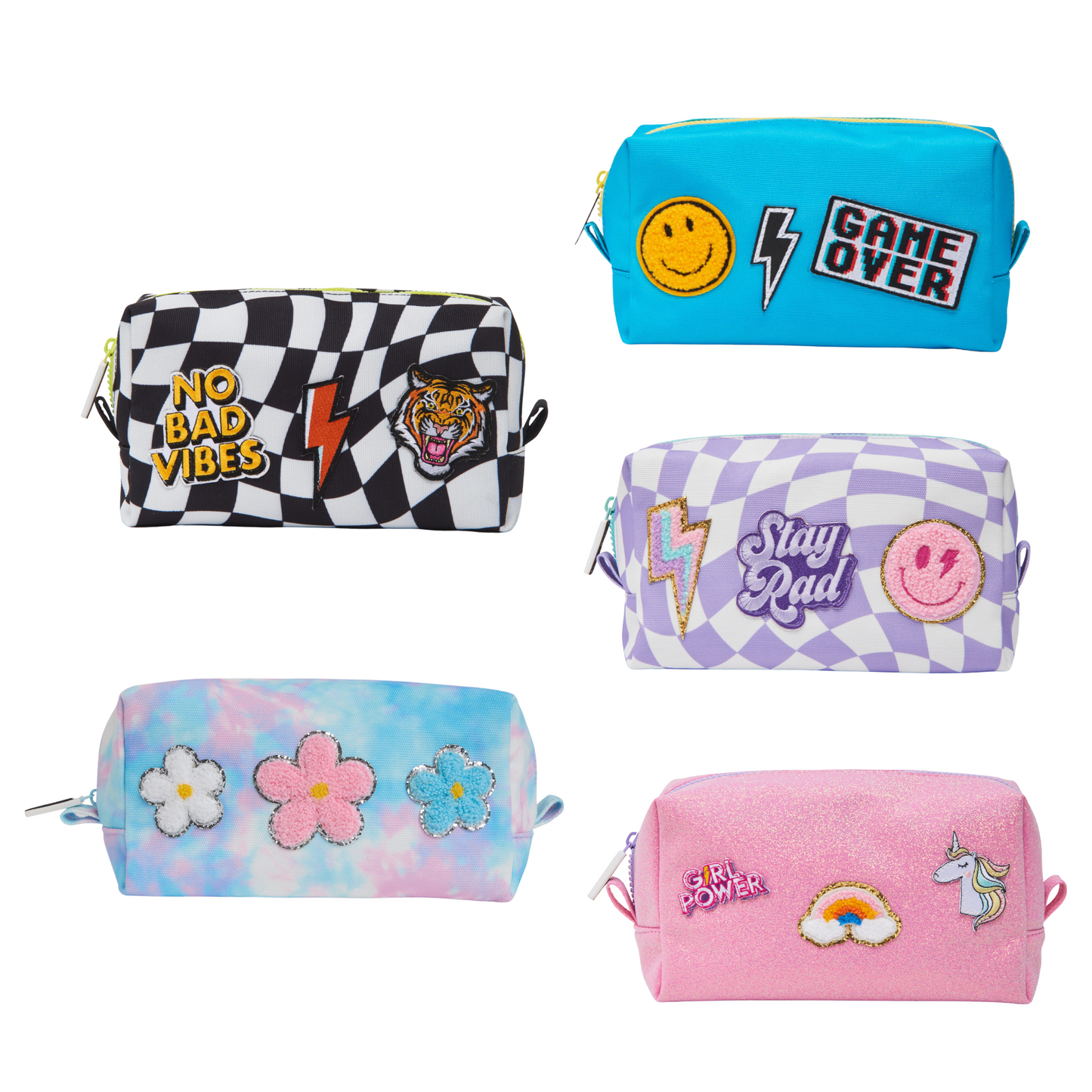 Pre-Patched Pencil Pouch Collection - Ships The NEXT DAY!