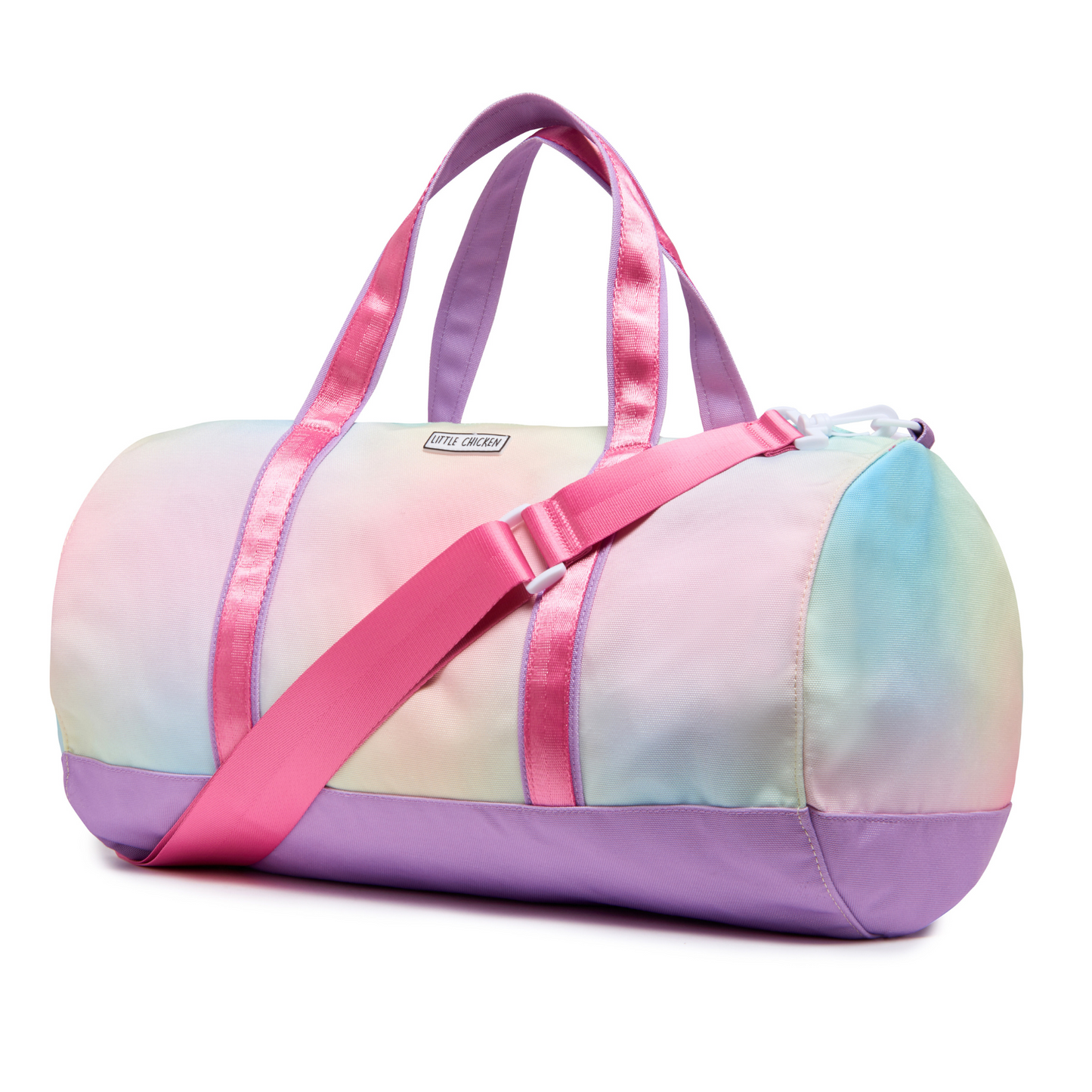 Customizable 6 PATCH Rainbow Duffle Bag