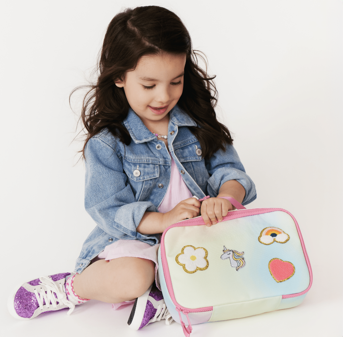 Rainbow Patched Kids Lunch Box | Ready to Ship