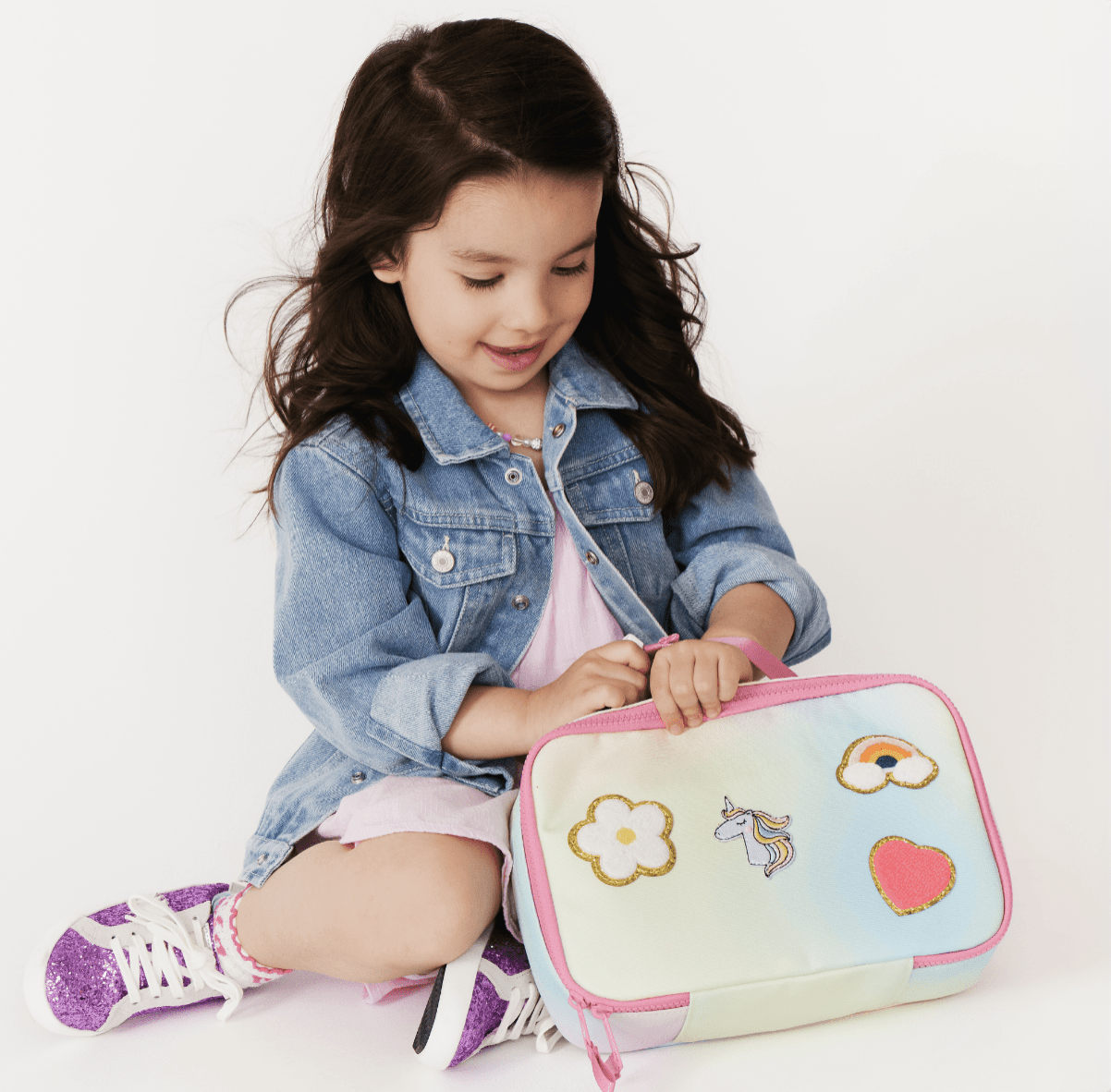 Rainbow Patched Kids Lunch Box | Ready to Ship