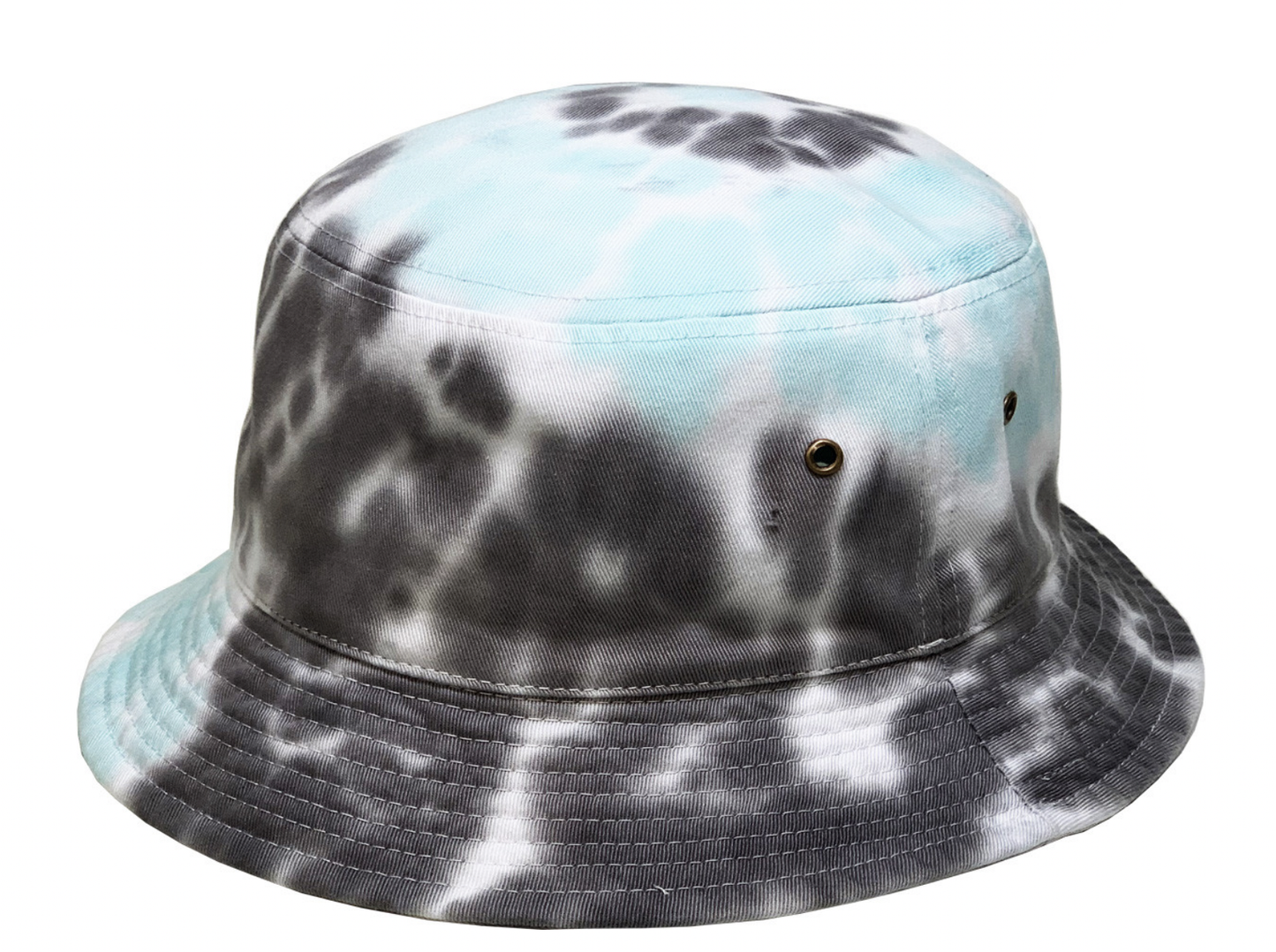 black and green tie dye Custom Bucket Hat