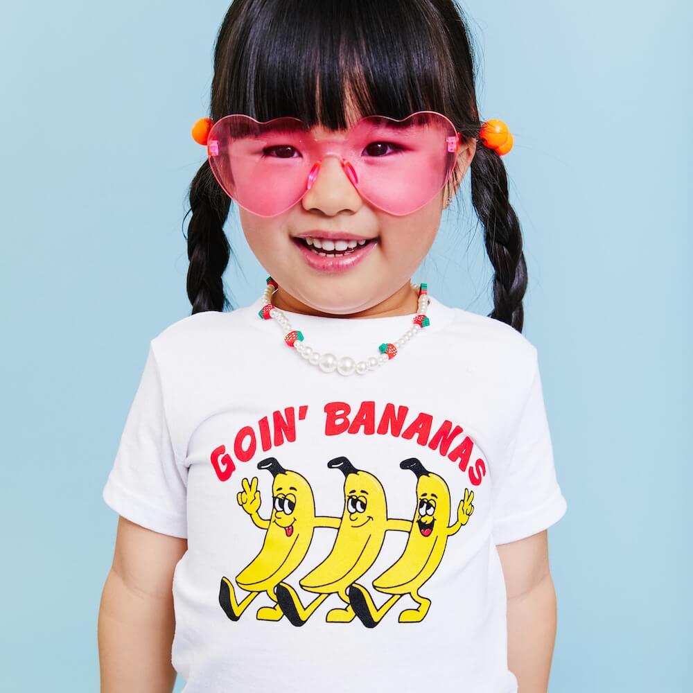 goin' bananas t-shirt and sunglasses