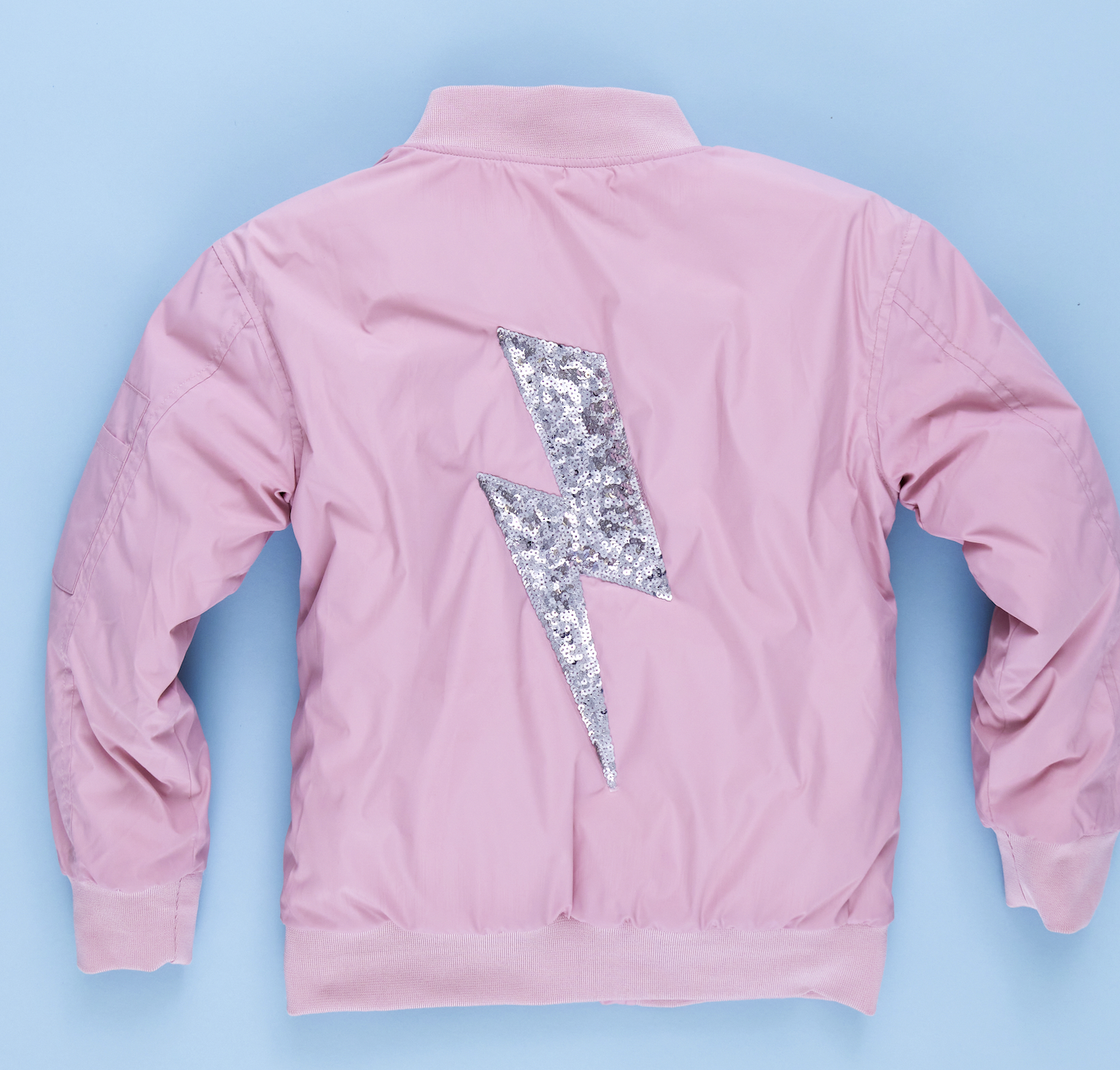 Customizable Nylon Bomber Jacket