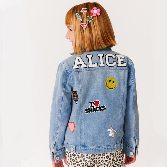 Custom Denim Jacket - 12 Patch Bundle