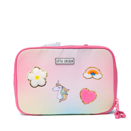 Customizable Lunch Box -  Hazy Rainbow