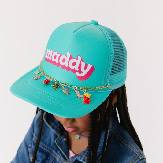 Trucker Hat Chain With Charms
