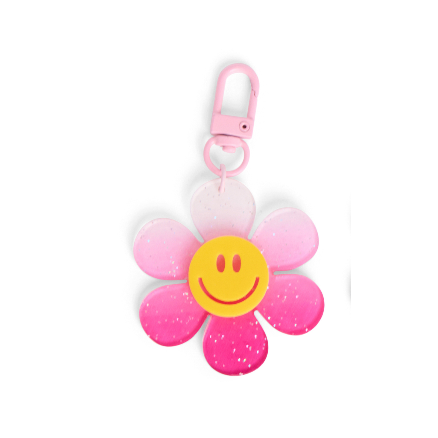 Daisy Smiley Bag Charm Keychain