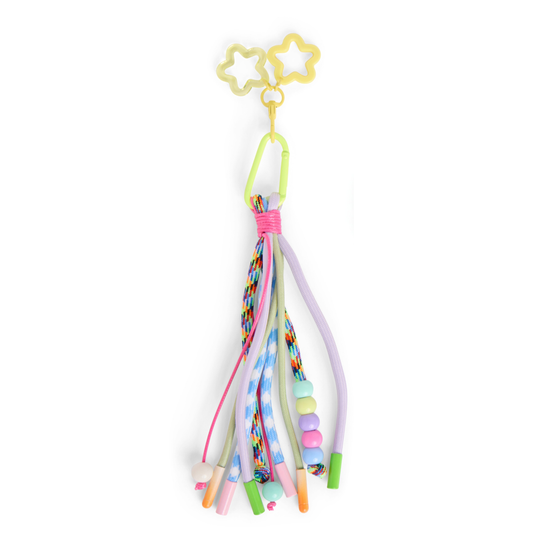 Multi Rope and Bag Charm Keychain