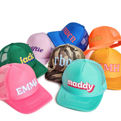 Personalized Kids Trucker Hat (ages 4-9)