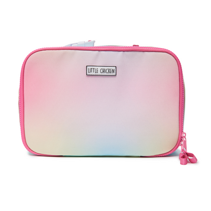 Patched Customizable Lunch Box -  Hazy Rainbow