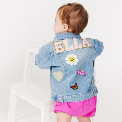 Custom Infant Denim Jacket - 10 Patch Bundle