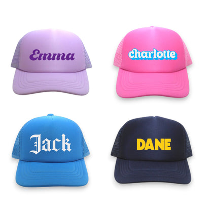 Personalized Baby & Toddler Trucker Hat (ages 0-3)