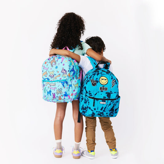 Customizable Backpack, Cali Tie-Dye With Patches