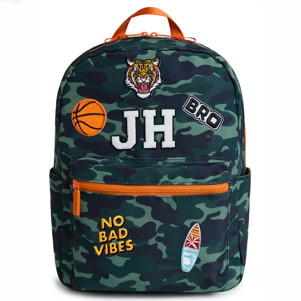 jr camo mini backpack Personalized Kids COLOR:50 Bone Head Fishing Rod Guides Eye Batch:091025 with a capacity of