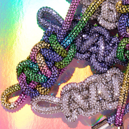 Crystal Rope Bag Charm Keychain