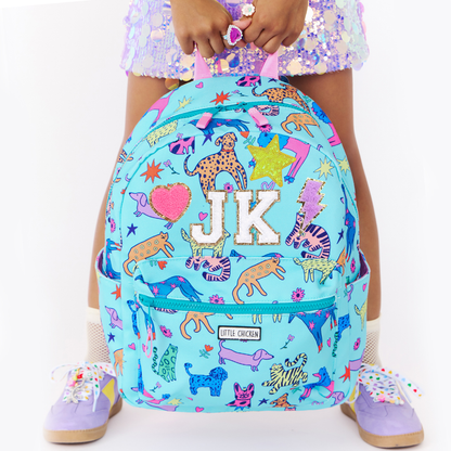 Customizable Backpack, Cats & Dogs With Patches