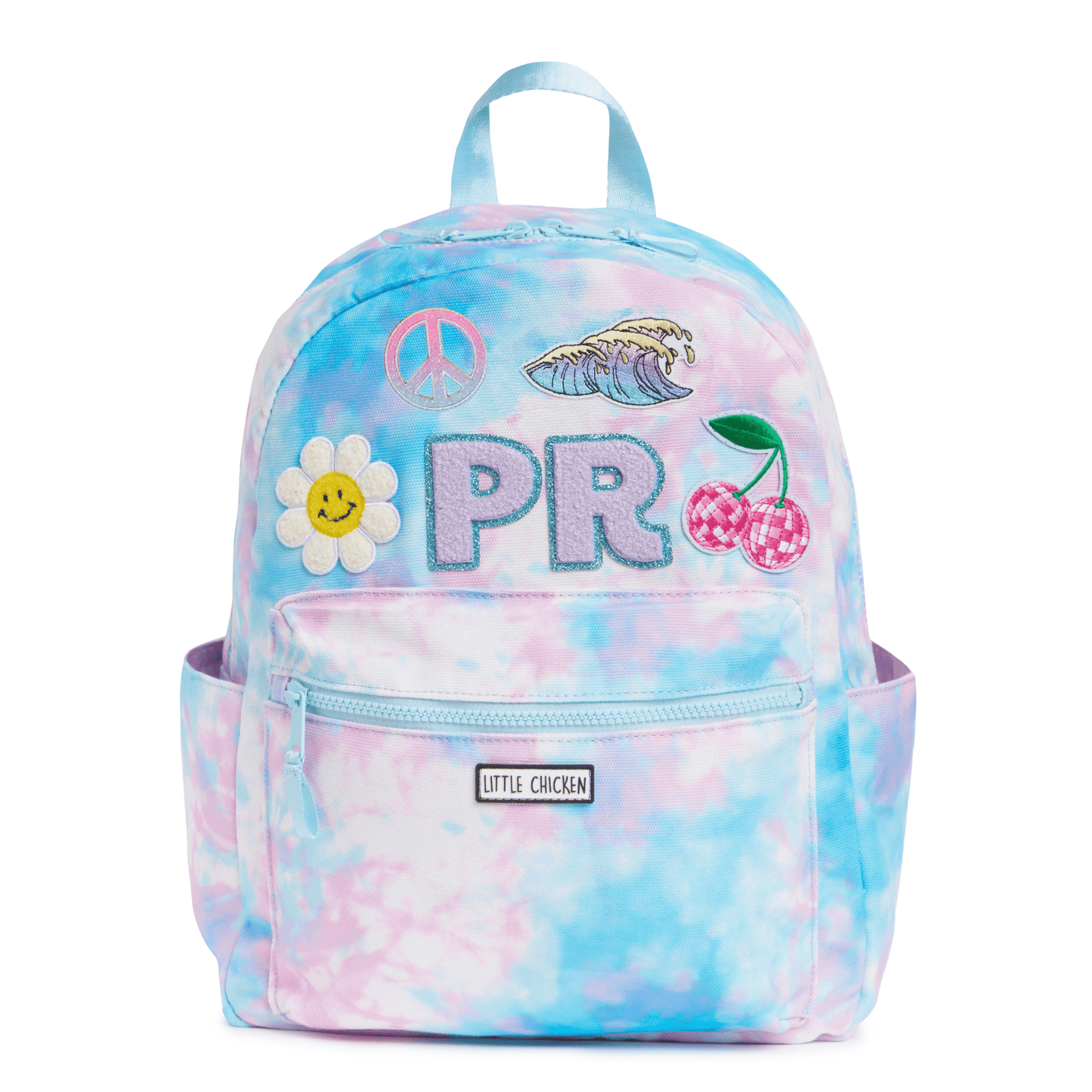 Customizable Backpack - Dreamy Tie Dye With Patches