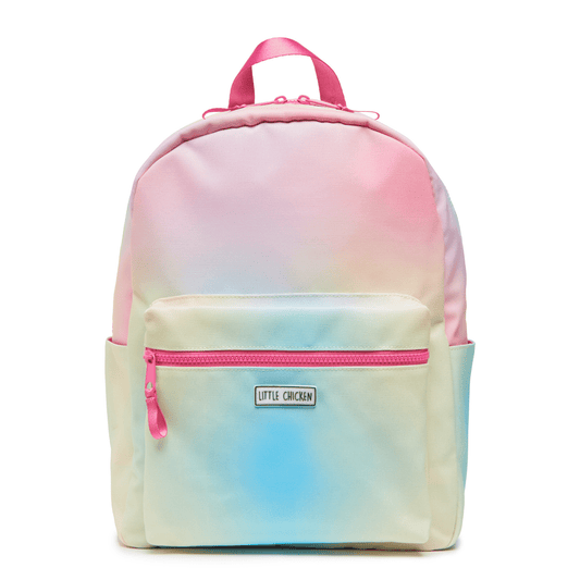 Customizable Backpack - Hazy Rainbow With Patches