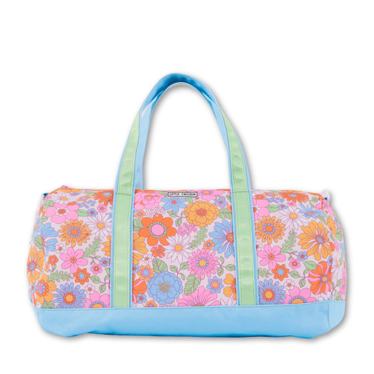 Customizable Floral Duffle Bag