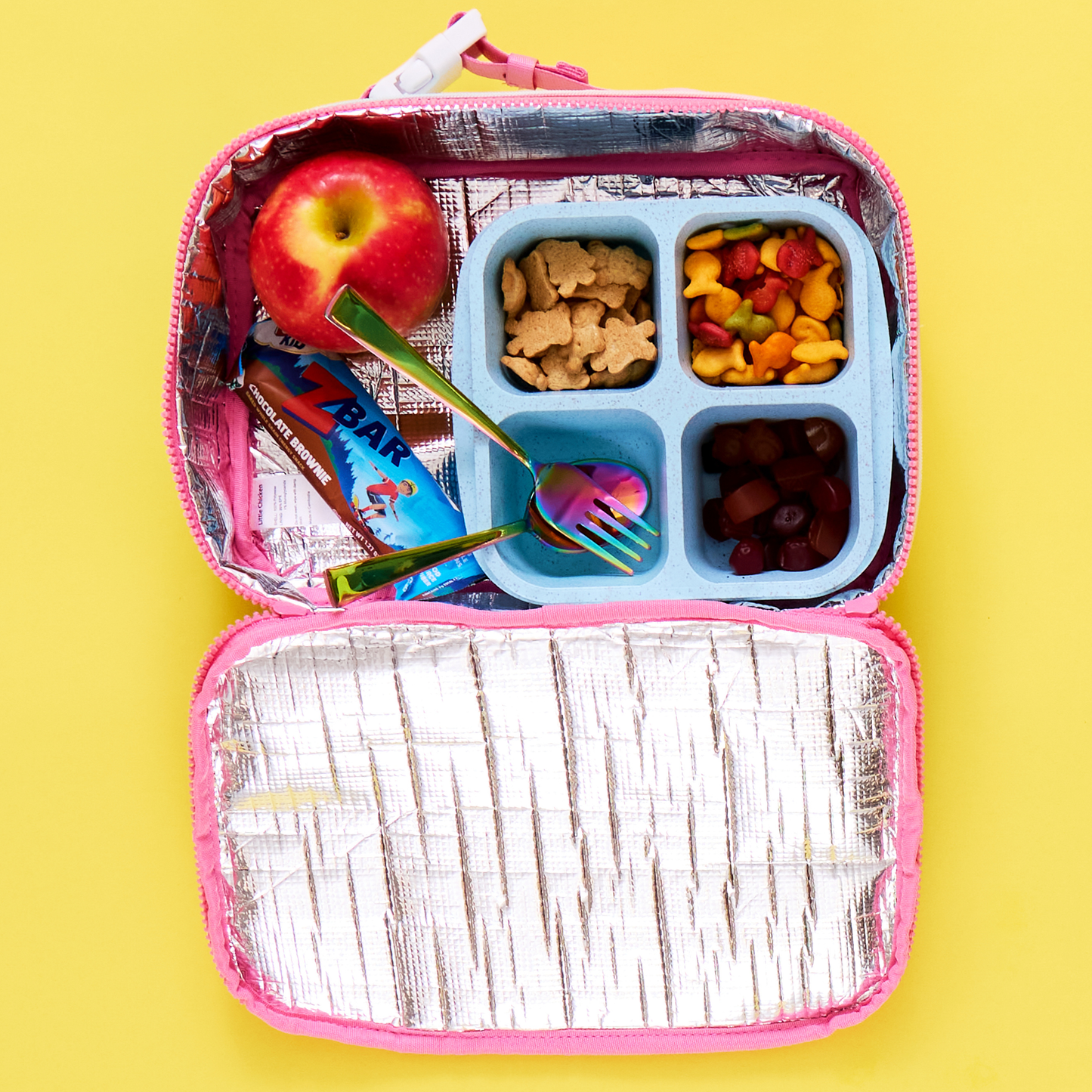 Customizable Lunch Box -  Hazy Rainbow