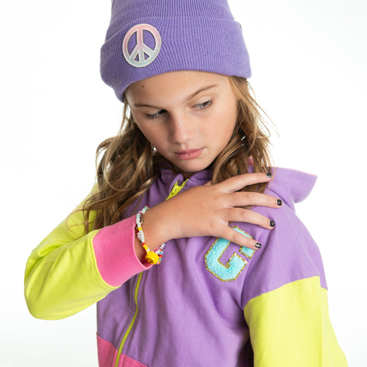 Customizable  Zip Hoodie - Colorblock