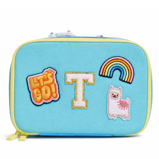 Personalized Pastel Lunch Box | Custom Patched Kids Lunch Box