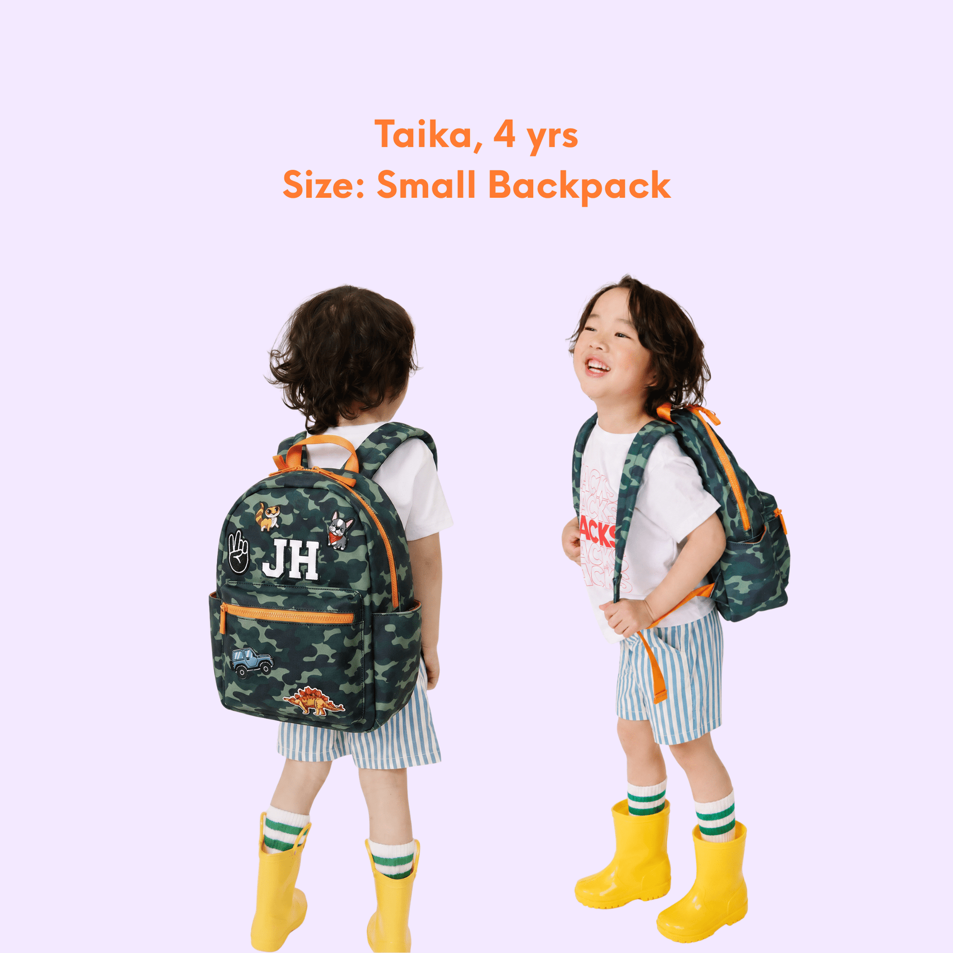 Personalized Preschool Camo Backpack