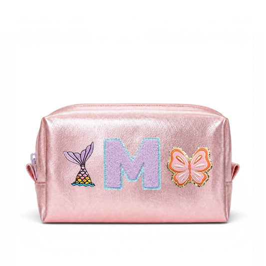 Personalized Pink Pencil Pouch for Kids | Custom Pencil Case