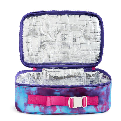 Personalized Purple Tie Dye Lunch Box | Custom Patched Kids Lunch Box