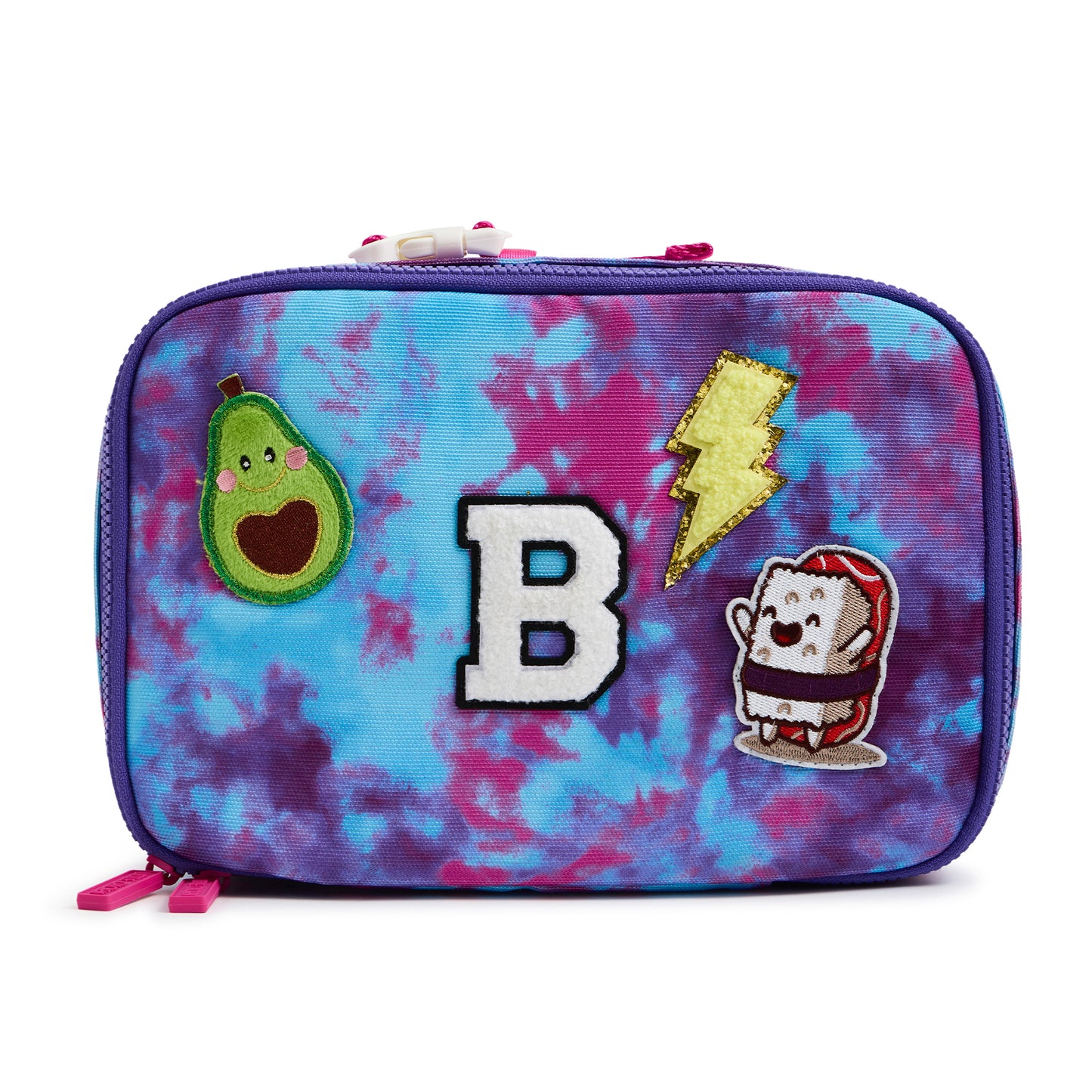 tie dye personalized lunchbox