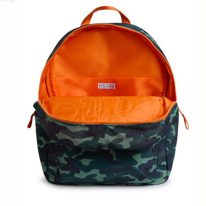 inside view of kids camo backpack