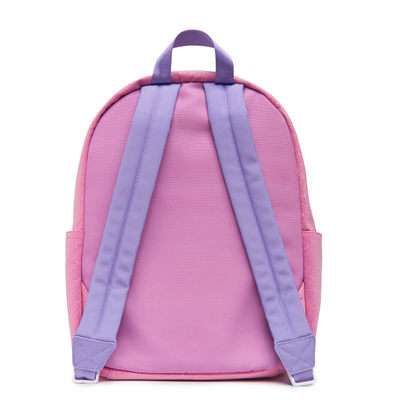 Patched Customizable Backpack - Pink Glitter