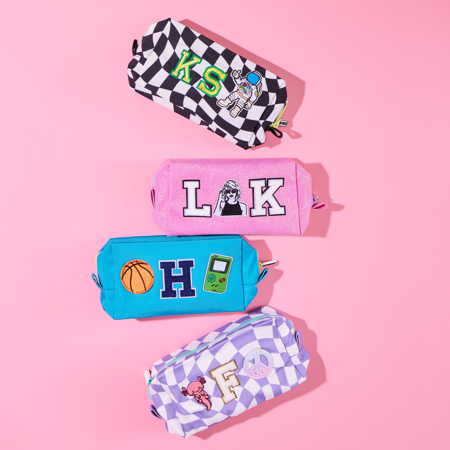 Customizable Pencil Pouch -Teal