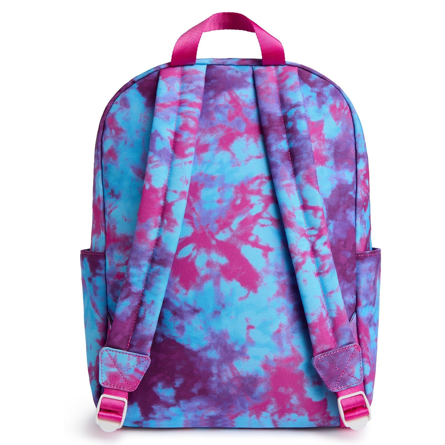 Purple Tie Dye Personalized Patched Kids Backpack - Large