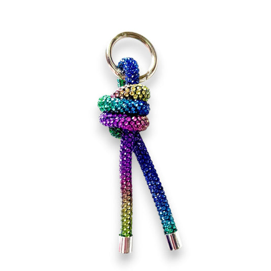 Rainbow Crystal Keychain, Small Bag Charm