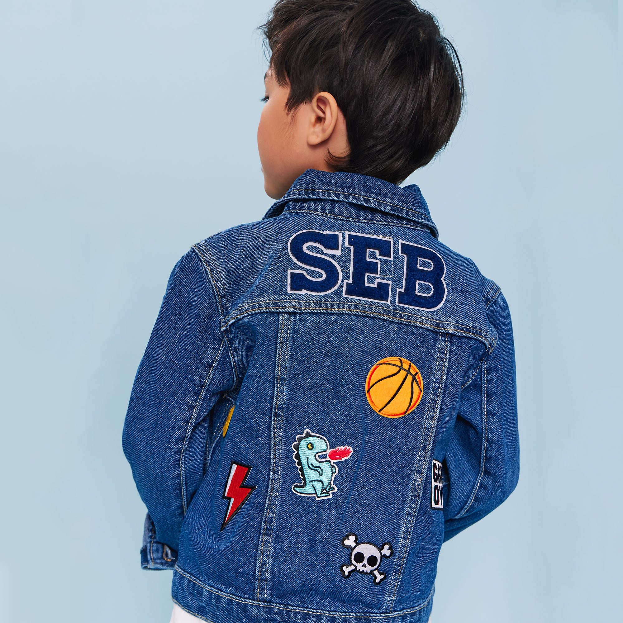 Custom Kids' Denim Jacket | Multiple Colors Available 2024