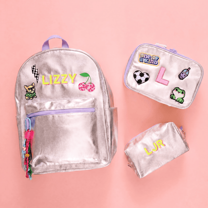 GIRLS PERSONALIZED BACKPACK LUNCHBOX PENCIL POUCH