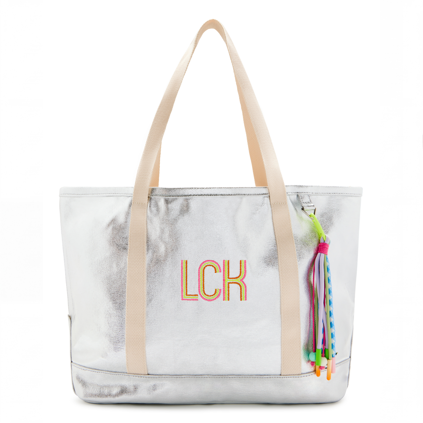 Kids Tote Bag Tie Dye Canvas - Embroidered Name