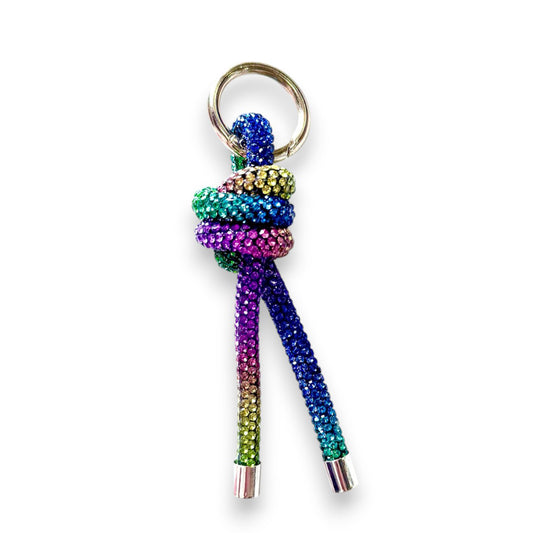 Rainbow Crystal Keychain, Small Bag Charm