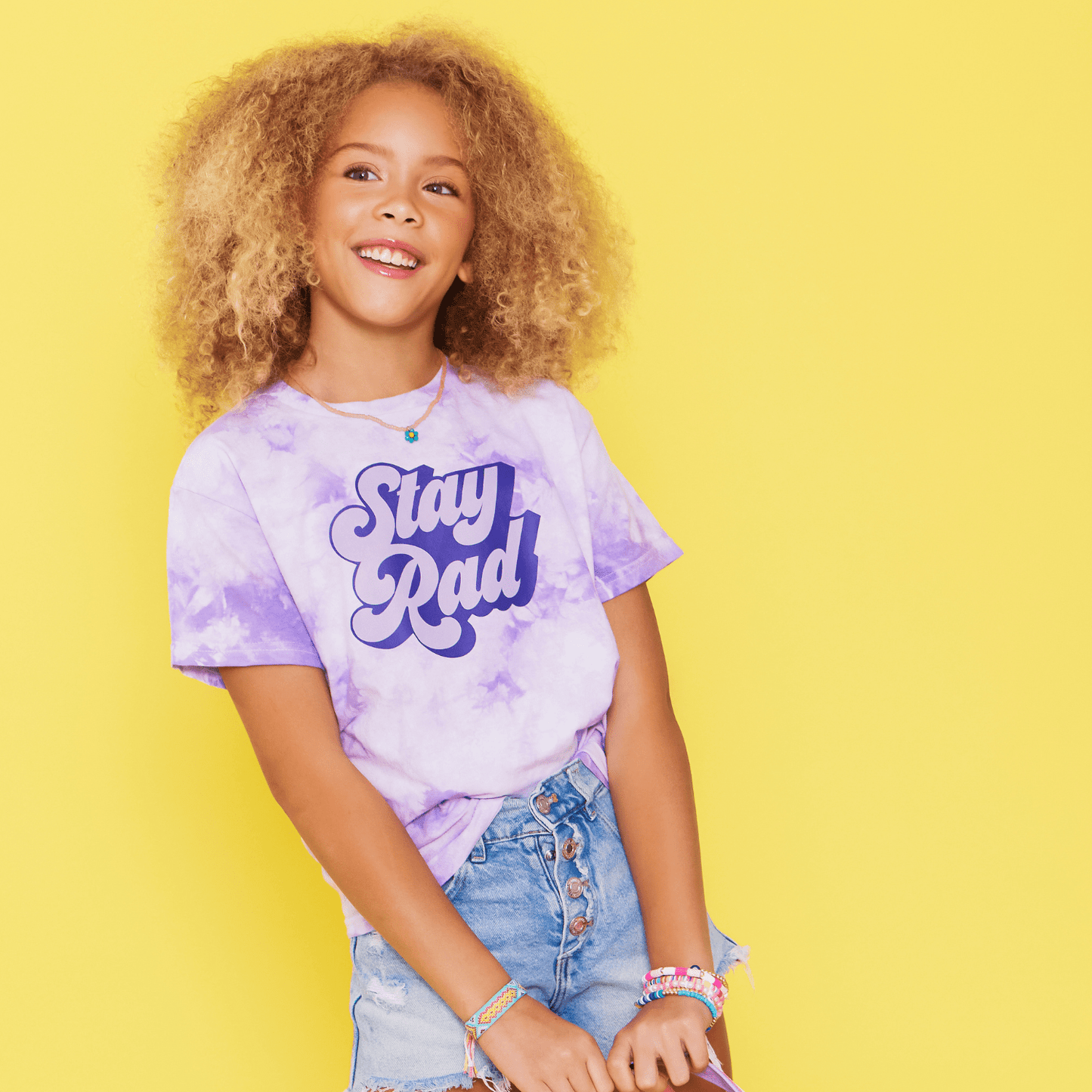 Stay Rad Tie Dye Tee