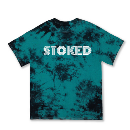 STOKED Boys Tie Dye Tee