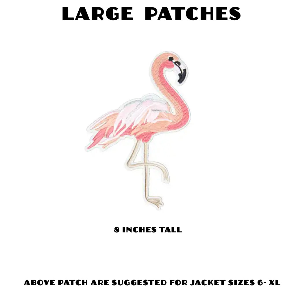 Girls Denim Jacket with Patches | Custom 12-Patch Bundle - Little Chicken 3T / Dark Wash Denim