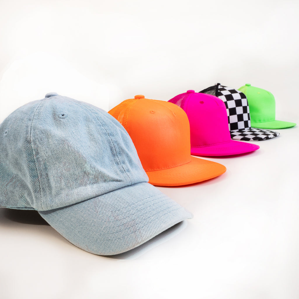 Kids Custom Trucker Hat color selections