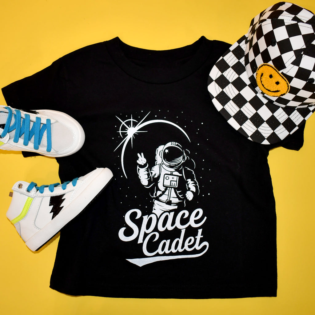 Space Cadet Tee with other accessories