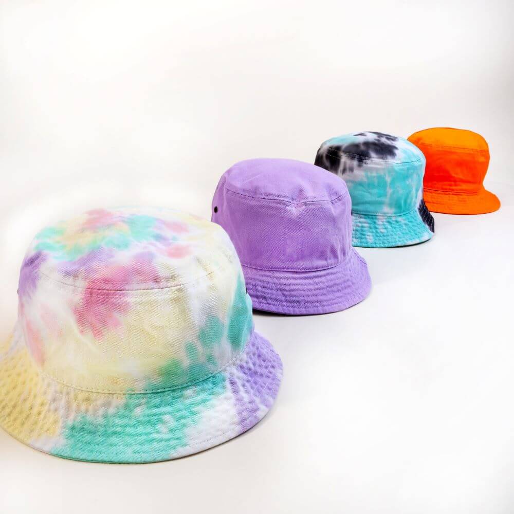 colorful custom bucket hats for kids