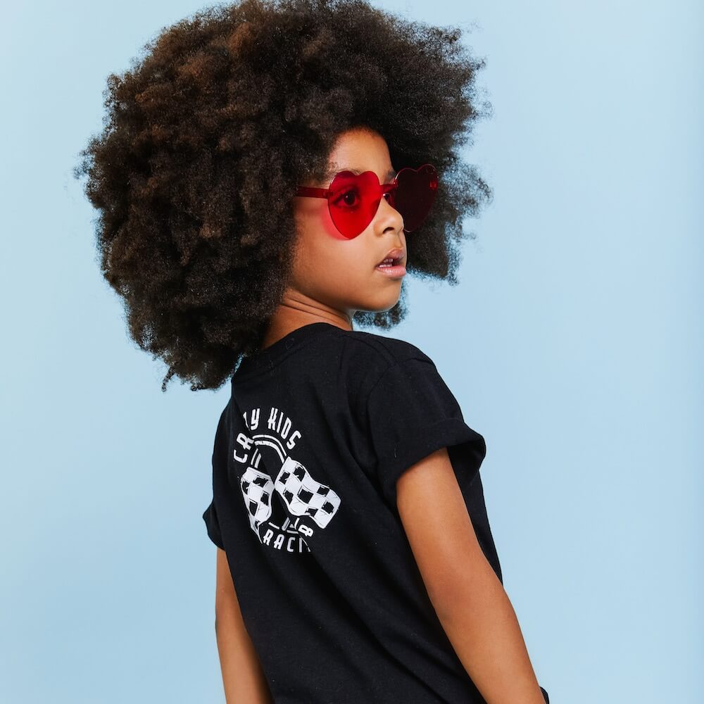 Crazy Kids Racing T-Shirt back