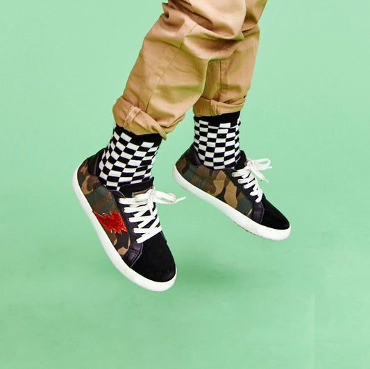 black camo ziggy sneakers